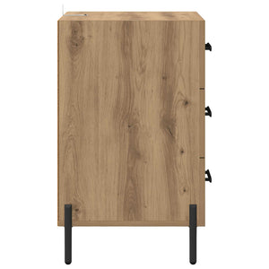 Κομοδίνο Artisan Oak 40 x 40 x 66 εκ. Επεξεργασμένο ξύλο - Pakobazaar