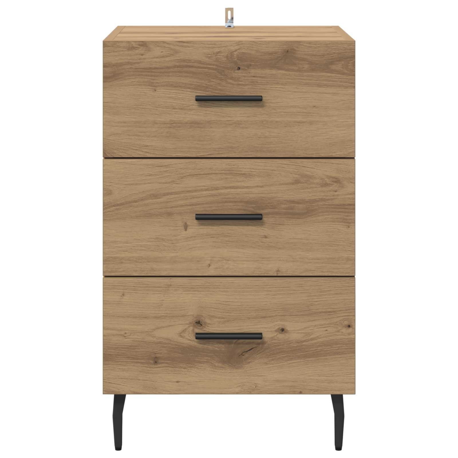 Κομοδίνο Artisan Oak 40 x 40 x 66 εκ. Επεξεργασμένο ξύλο - Pakobazaar