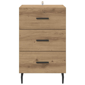 Κομοδίνο Artisan Oak 40 x 40 x 66 εκ. Επεξεργασμένο ξύλο - Pakobazaar