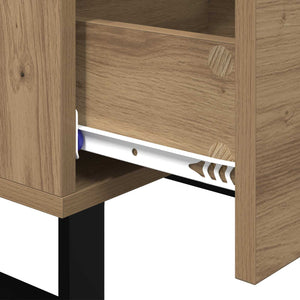Κομοδίνο Artisan Oak 40 x 40 x 66 εκ. Επεξεργασμένο ξύλο - Pakobazaar
