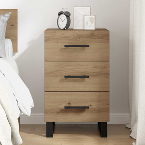 Κομοδίνο Artisan Oak 40 x 40 x 66 εκ. Επεξεργασμένο ξύλο - Pakobazaar