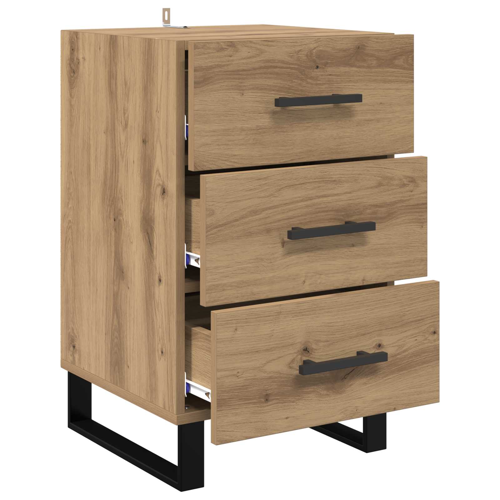 Κομοδίνο Artisan Oak 40 x 40 x 66 εκ. Επεξεργασμένο ξύλο - Pakobazaar
