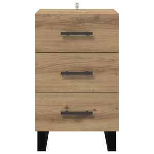 Κομοδίνο Artisan Oak 40 x 40 x 66 εκ. Επεξεργασμένο ξύλο - Pakobazaar