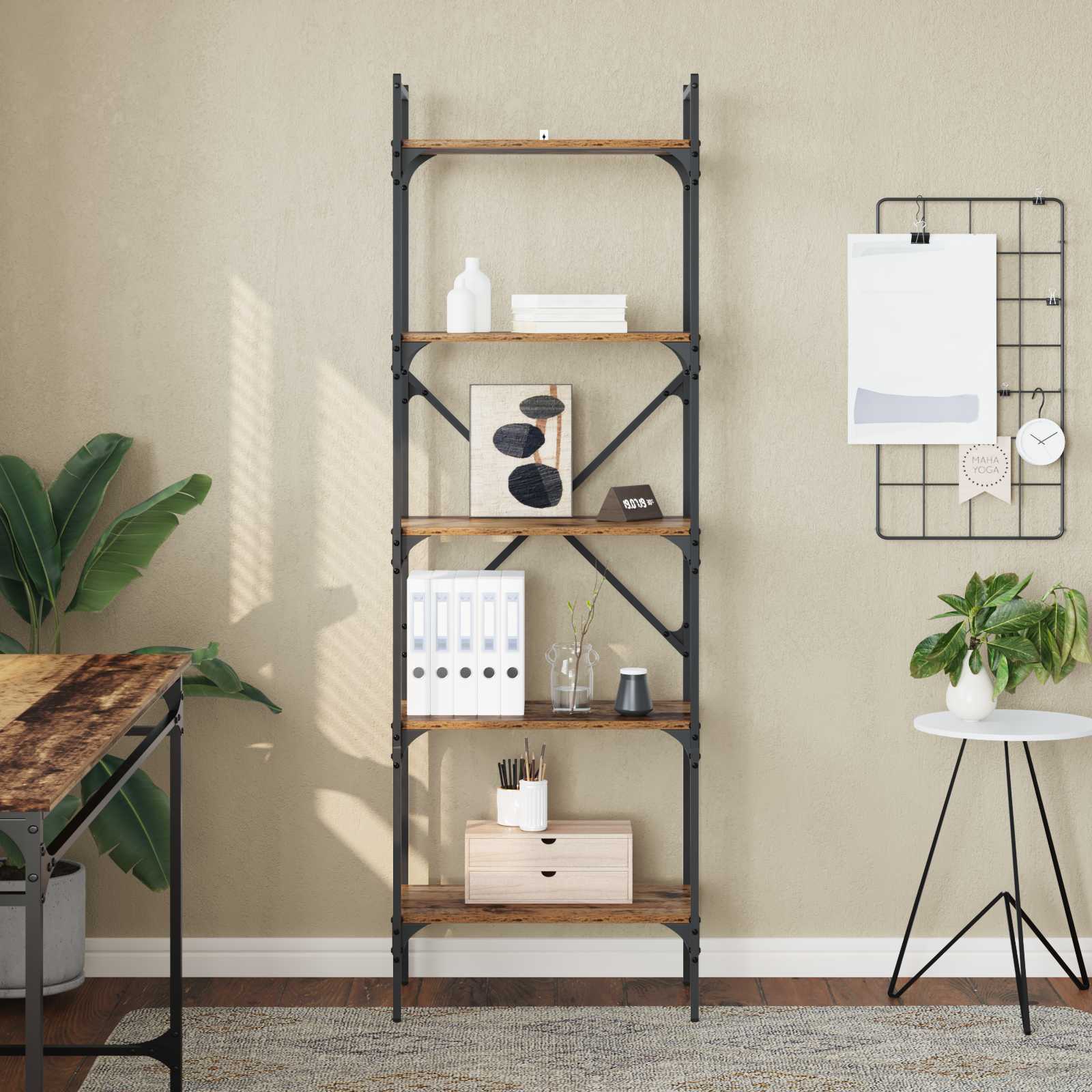 Βιβλιοθήκη Παλιό Ξύλο 56 x 32 x 174 cm Επεξεργασμένο ξύλο - Pakobazaar