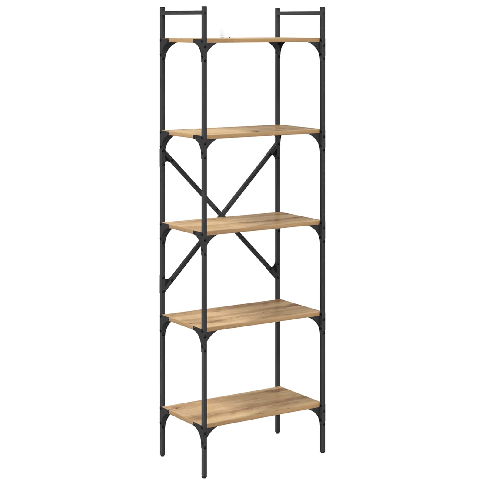 Βιβλιοθήκη Artisan Oak 56 x 32 x 174 cm Επεξεργασμένο ξύλο - Pakobazaar