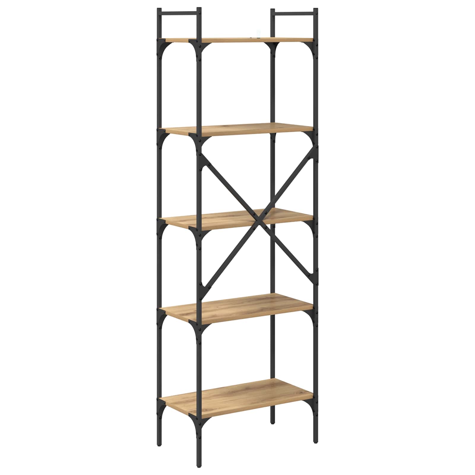 Βιβλιοθήκη Artisan Oak 56 x 32 x 174 cm Επεξεργασμένο ξύλο - Pakobazaar