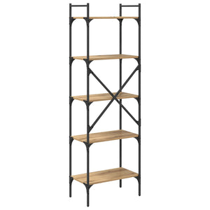 Βιβλιοθήκη Artisan Oak 56 x 32 x 174 cm Επεξεργασμένο ξύλο - Pakobazaar