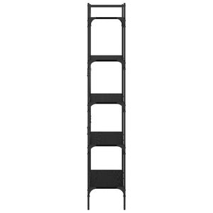 Βιβλιοθήκη Μαύρη Οξυά 56 x 32 x 174 cm Επεξεργασμένο ξύλο - Pakobazaar