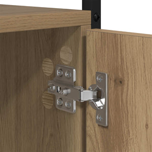 Βιβλιοθήκη Artisan Oak 44,5 x 30 x 154,5 εκ. Επεξεργασμένο ξύλο - Pakobazaar