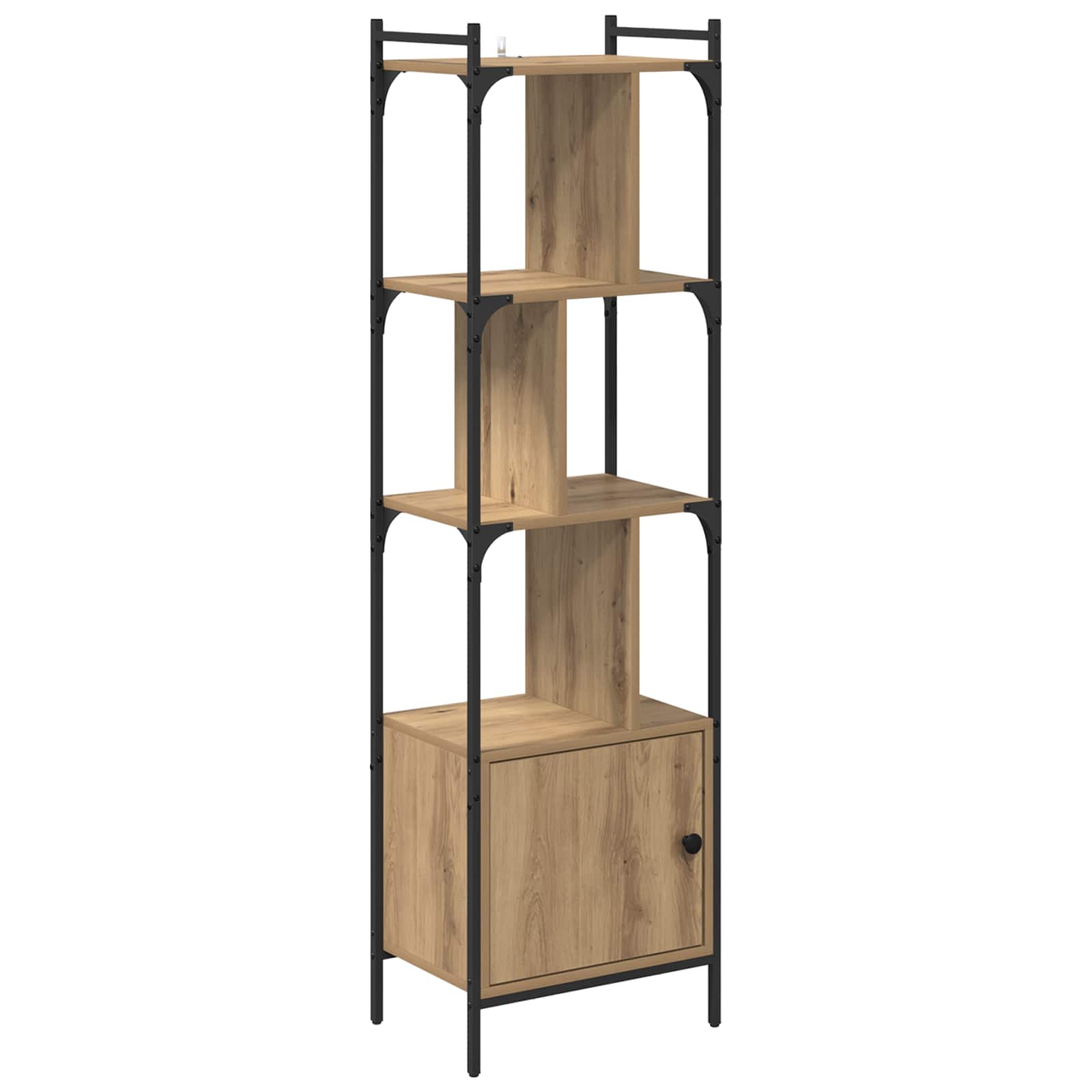Βιβλιοθήκη Artisan Oak 44,5 x 30 x 154,5 εκ. Επεξεργασμένο ξύλο - Pakobazaar