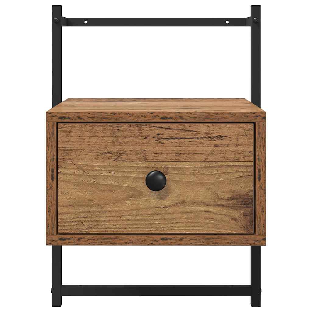 Κομοδίνο Παλιό ξύλο 35 x 30 x 51 εκ. Επεξεργασμένο ξύλο