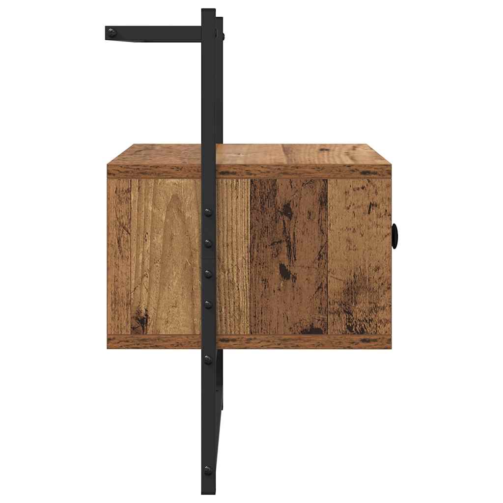 Κομοδίνο 2 pcs Παλιό ξύλο 35 x 30 x 51 εκ. Επεξεργασμένο ξύλο - Pakobazaar