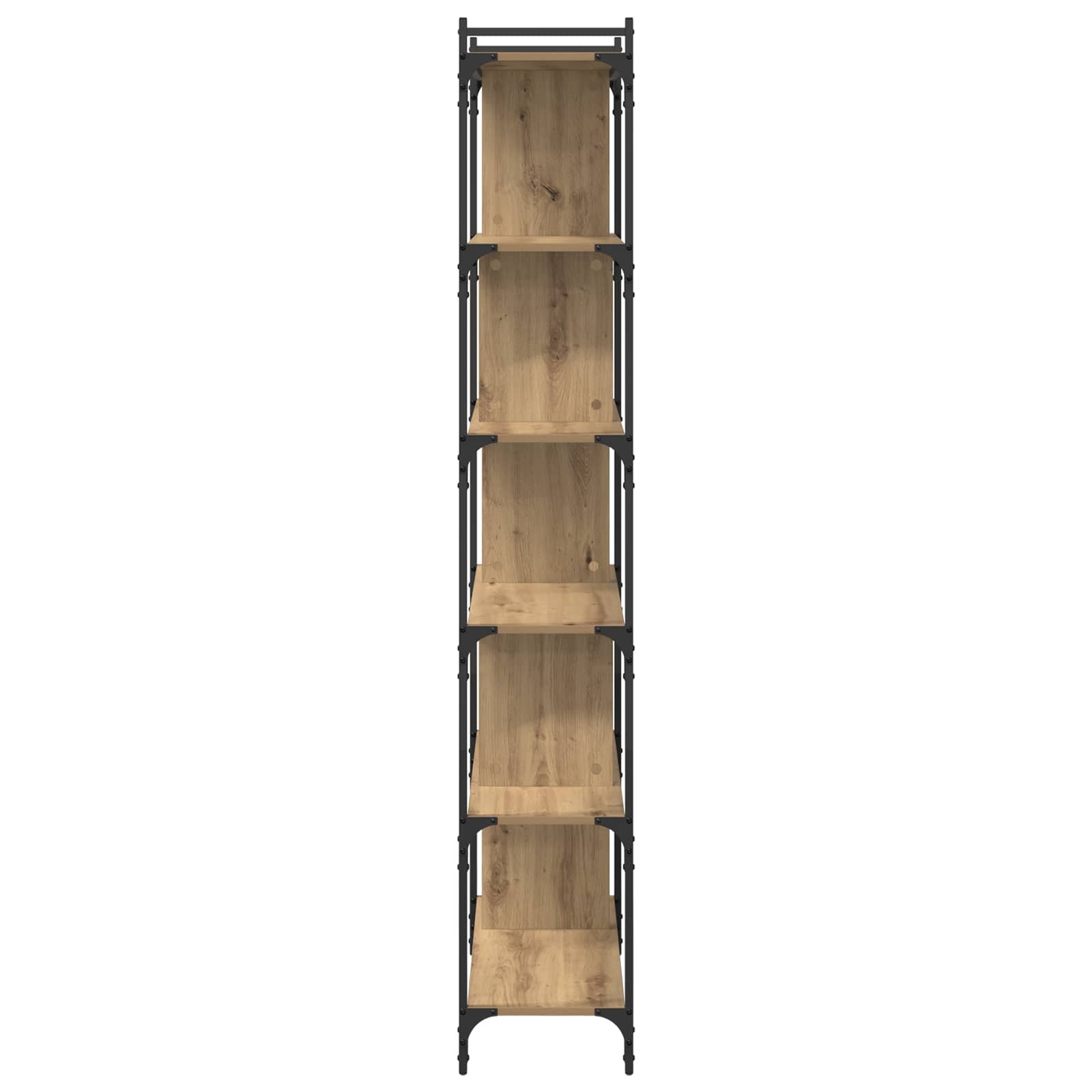 Βιβλιοθήκη artisan δρυς 76 x 32 x 192 εκ. Επεξεργασμένο ξύλο - Pakobazaar