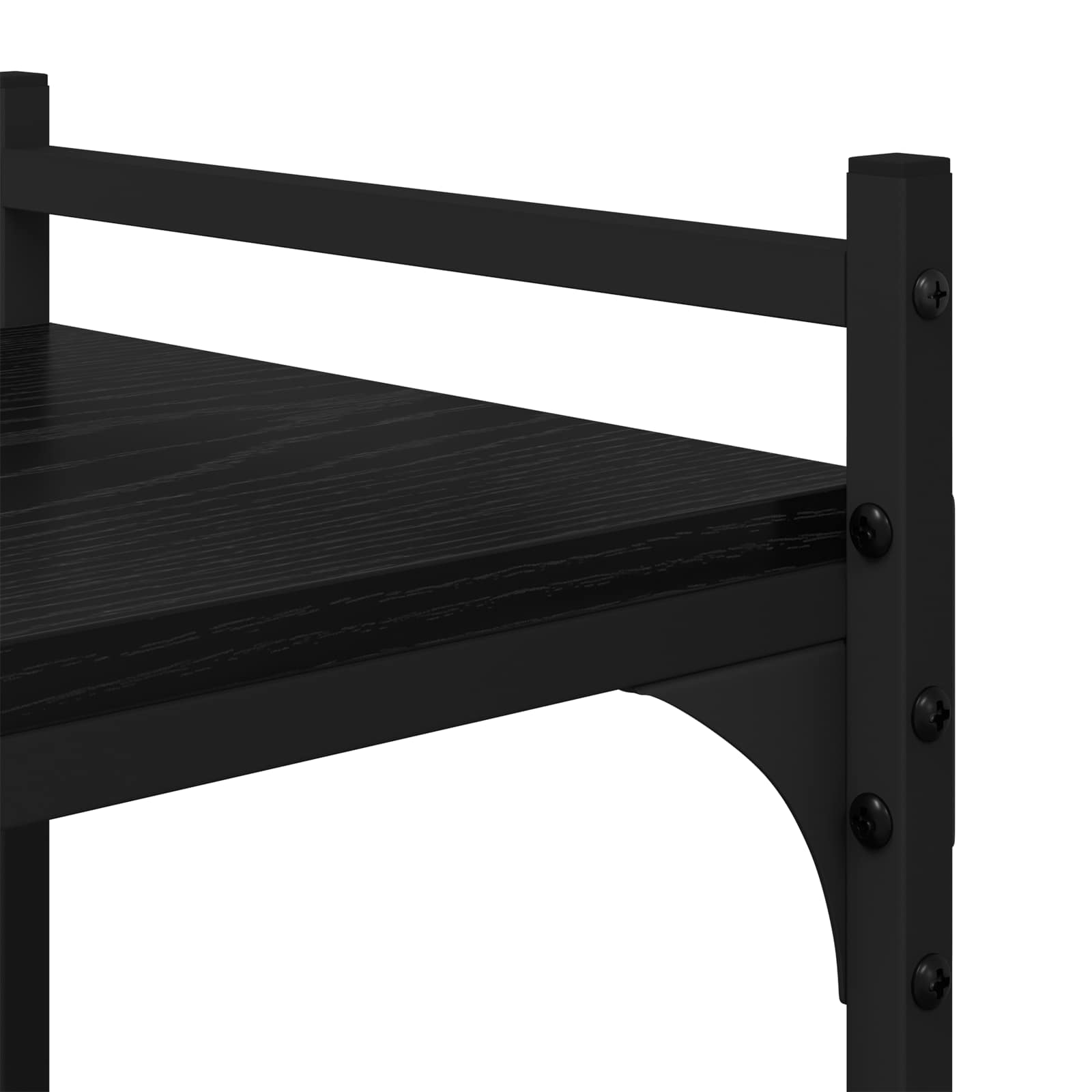 Βιβλιοθήκη Μαύρη δρυς 76 x 32 x 192 εκ. Επεξεργασμένο ξύλο - Pakobazaar