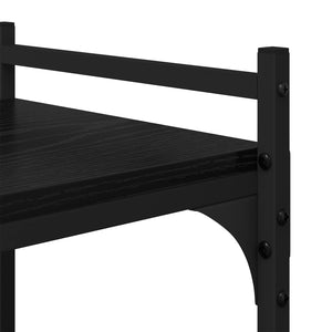 Βιβλιοθήκη Μαύρη δρυς 76 x 32 x 192 εκ. Επεξεργασμένο ξύλο - Pakobazaar