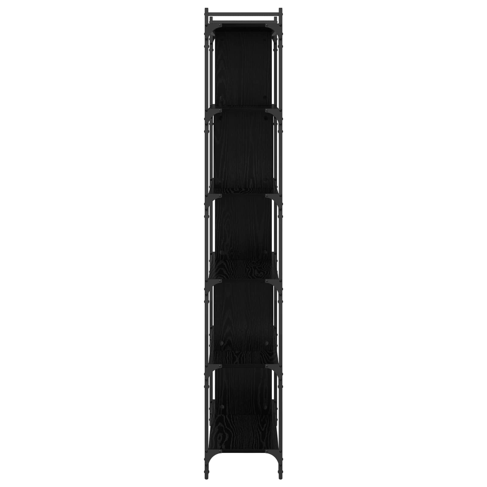 Βιβλιοθήκη Μαύρη δρυς 76 x 32 x 192 εκ. Επεξεργασμένο ξύλο - Pakobazaar