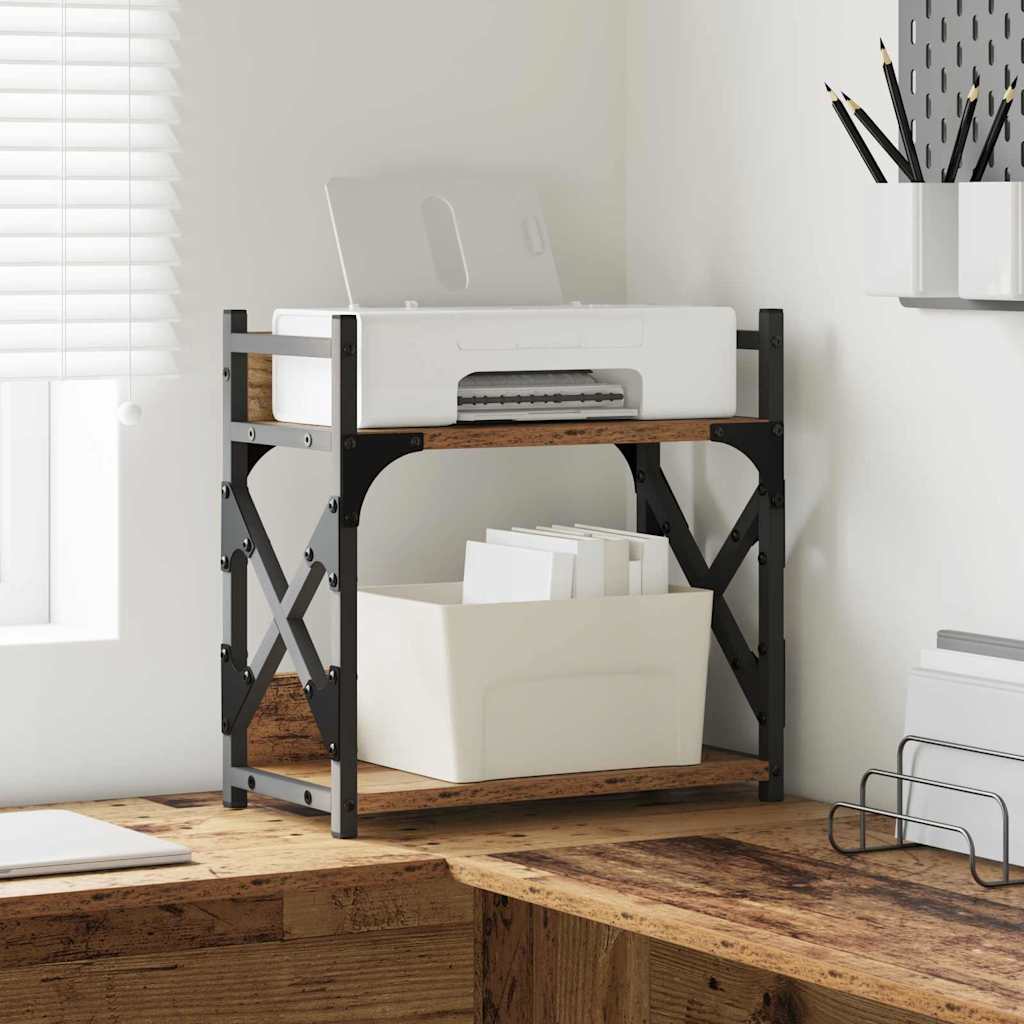 Σταντ Εκτυπωτή Παλιό Ξύλο 40 x 20 x 40 εκ Επεξεργασμένο ξύλο