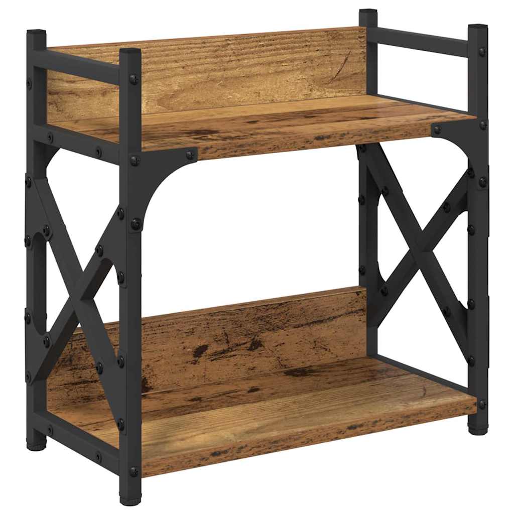 Σταντ Εκτυπωτή Παλιό Ξύλο 40 x 20 x 40 εκ Επεξεργασμένο ξύλο