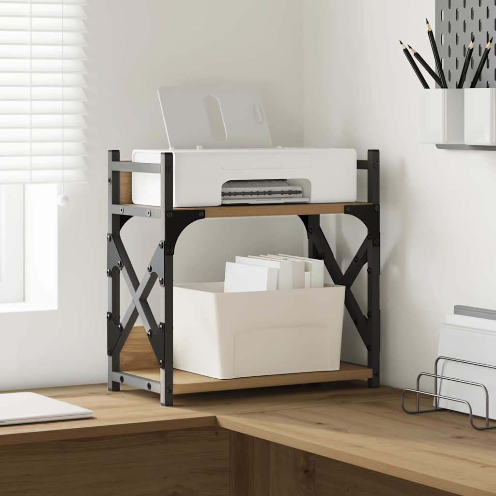 Σταντ Εκτυπωτή Artisan Oak 40 x 20 x 40 εκ Επεξεργασμένο ξύλο