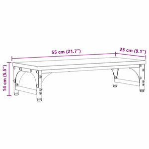 Βάση Μόνιτορ Παλιό Ξύλο 55 x 23 x 14 cm Επεξεργασμένο ξύλο - Pakobazaar