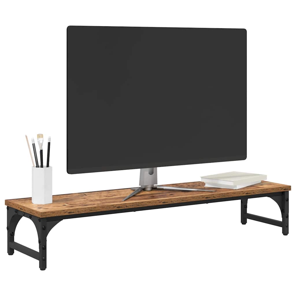 Βάση Μόνιτορ Παλιό Ξύλο 85 x 23 x 15,5 cm Επεξεργασμένο ξύλο - Pakobazaar