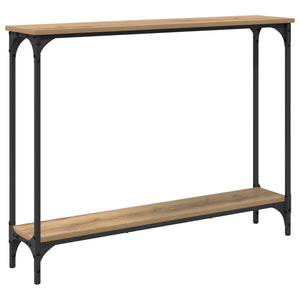 Τραπέζι κονσόλας με ράφι Artisan Oak 100 x 22,5 x 75 εκ - Pakobazaar