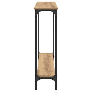 Τραπέζι κονσόλας με ράφι Artisan Oak 100 x 22,5 x 75 εκ - Pakobazaar