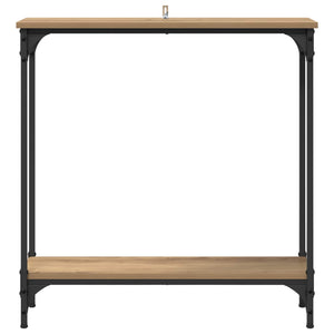 Τραπέζι κονσόλας με ράφι Artisan Oak 75 x 22,5 x 75 εκ - Pakobazaar