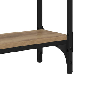 Τραπέζι κονσόλας με ράφι Artisan Oak 75 x 22,5 x 75 εκ - Pakobazaar