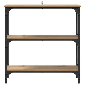 Τραπέζι κονσόλας με ράφι Artisan Oak 75 x 22,5 x 75 εκ - Pakobazaar