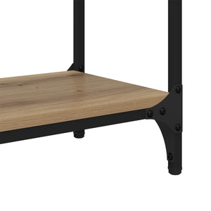 Τραπέζι κονσόλας με ράφι Artisan Oak 100 x 29 x 75 εκ. - Pakobazaar
