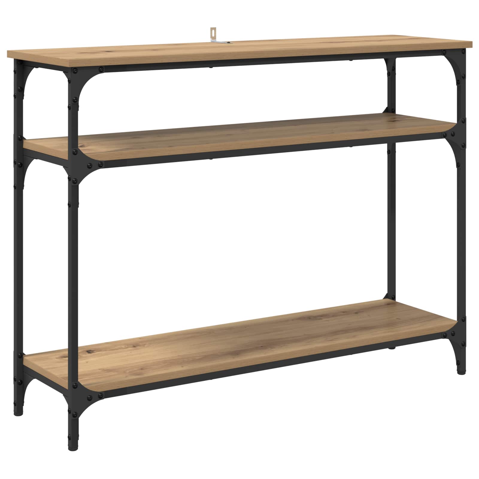 Τραπέζι κονσόλας με ράφι Artisan Oak 100 x 29 x 75 εκ. - Pakobazaar