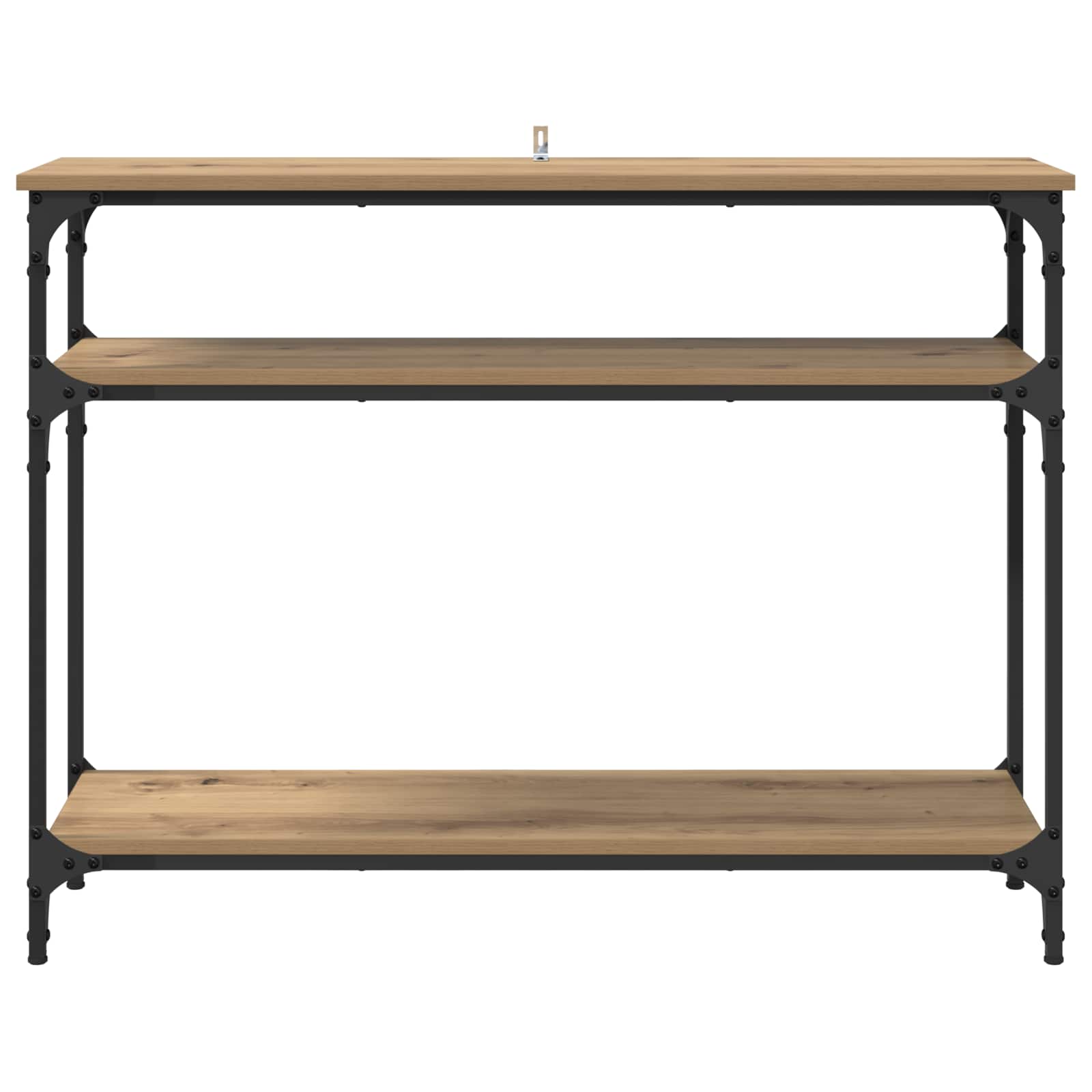 Τραπέζι κονσόλας με ράφι Artisan Oak 100 x 29 x 75 εκ. - Pakobazaar