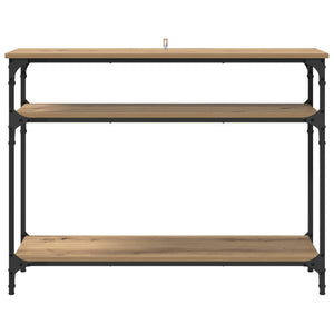 Τραπέζι κονσόλας με ράφι Artisan Oak 100 x 29 x 75 εκ. - Pakobazaar