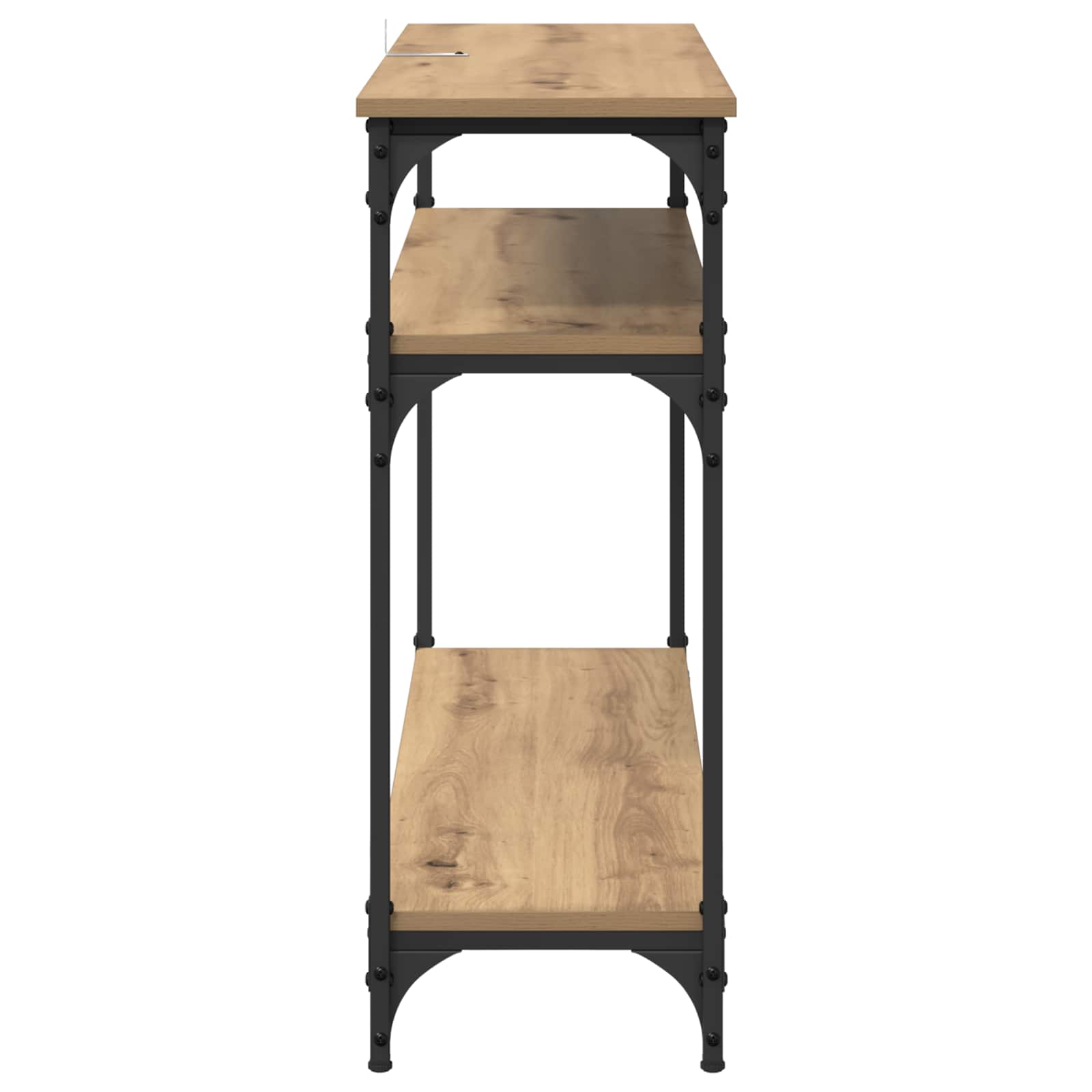 Τραπέζι κονσόλας με ράφι Artisan Oak 100 x 29 x 75 εκ. - Pakobazaar
