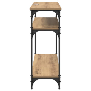 Τραπέζι κονσόλας με ράφι Artisan Oak 100 x 29 x 75 εκ. - Pakobazaar