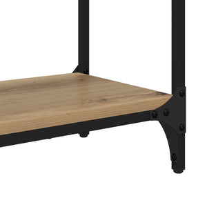 Τραπέζι κονσόλας Artisan Oak 75 x 29 x 75 εκ Επεξεργασμένο ξύλο - Pakobazaar