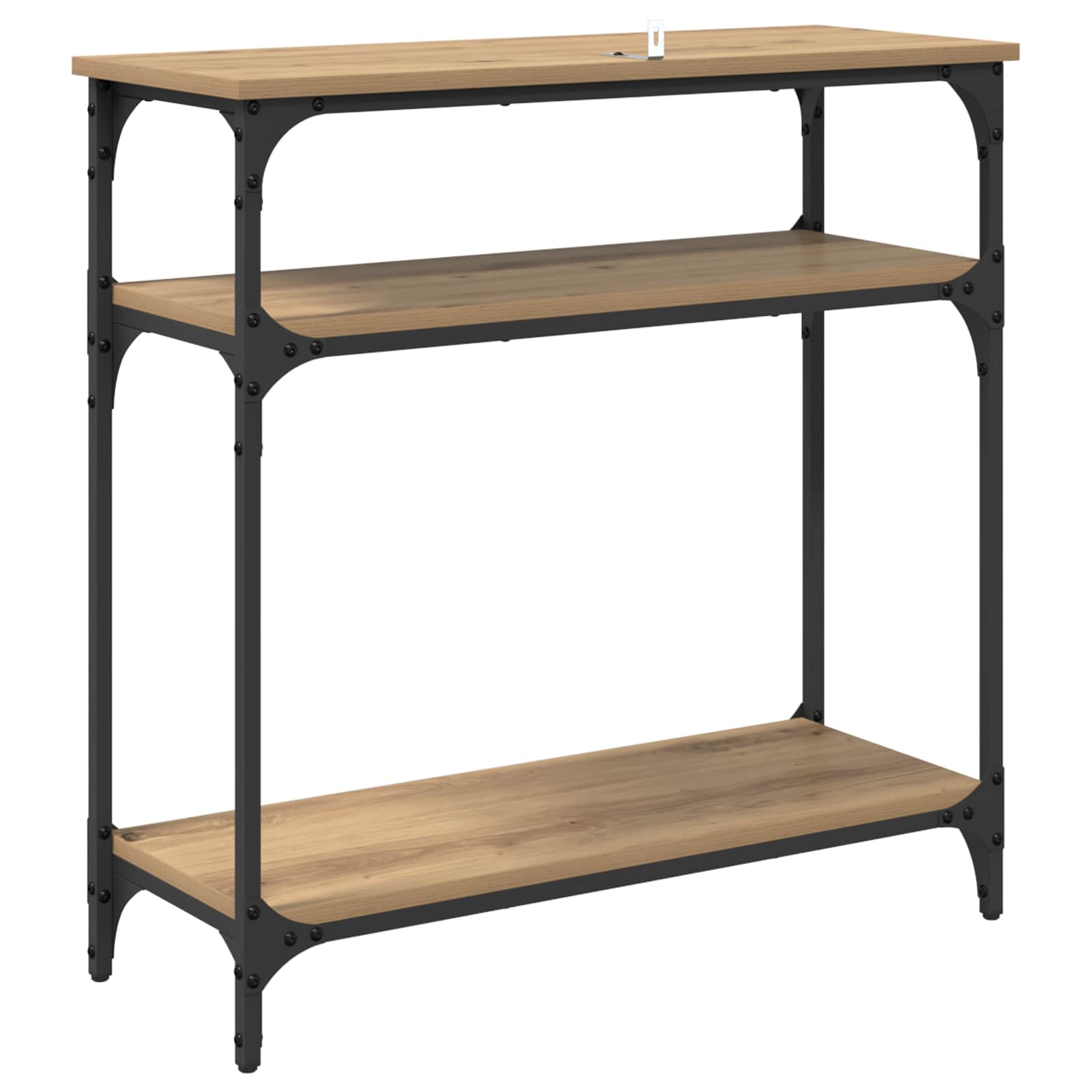 Τραπέζι κονσόλας Artisan Oak 75 x 29 x 75 εκ Επεξεργασμένο ξύλο - Pakobazaar