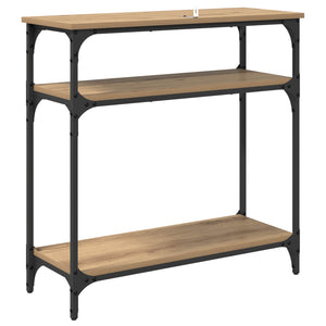 Τραπέζι κονσόλας Artisan Oak 75 x 29 x 75 εκ Επεξεργασμένο ξύλο - Pakobazaar