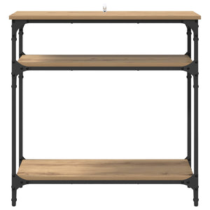 Τραπέζι κονσόλας Artisan Oak 75 x 29 x 75 εκ Επεξεργασμένο ξύλο - Pakobazaar