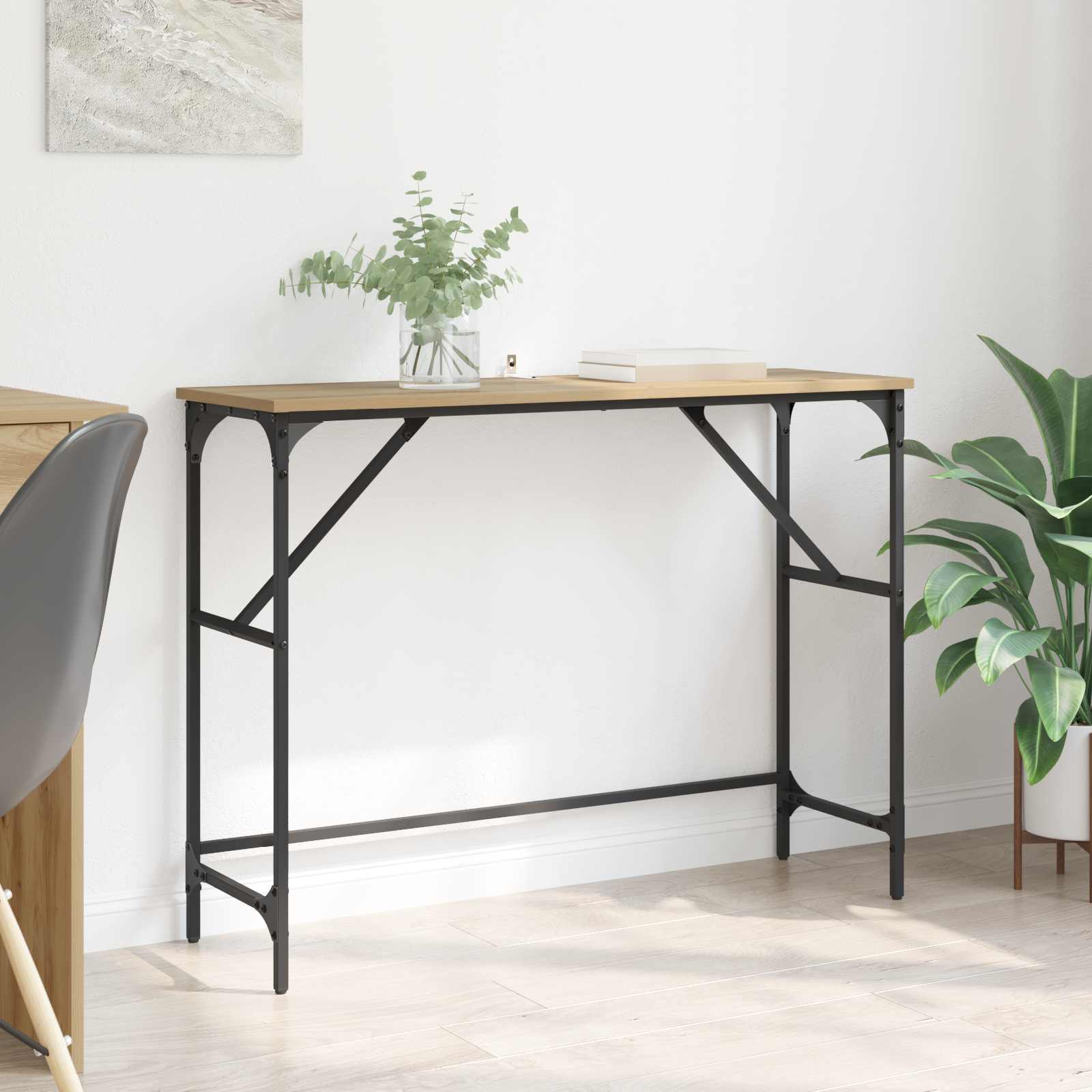 Τραπέζι κονσόλας Artisan Oak 100 x 32 x 75 εκ - Pakobazaar