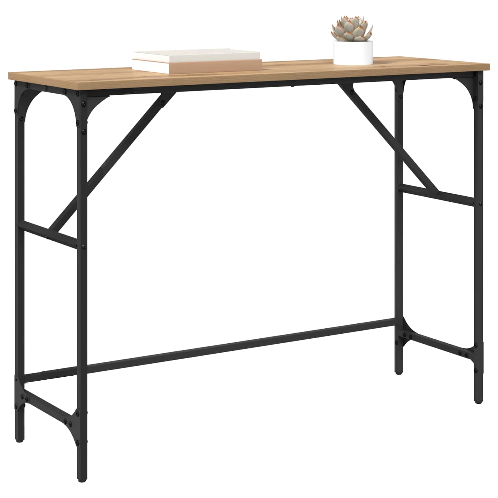 Τραπέζι κονσόλας Artisan Oak 100 x 32 x 75 εκ - Pakobazaar