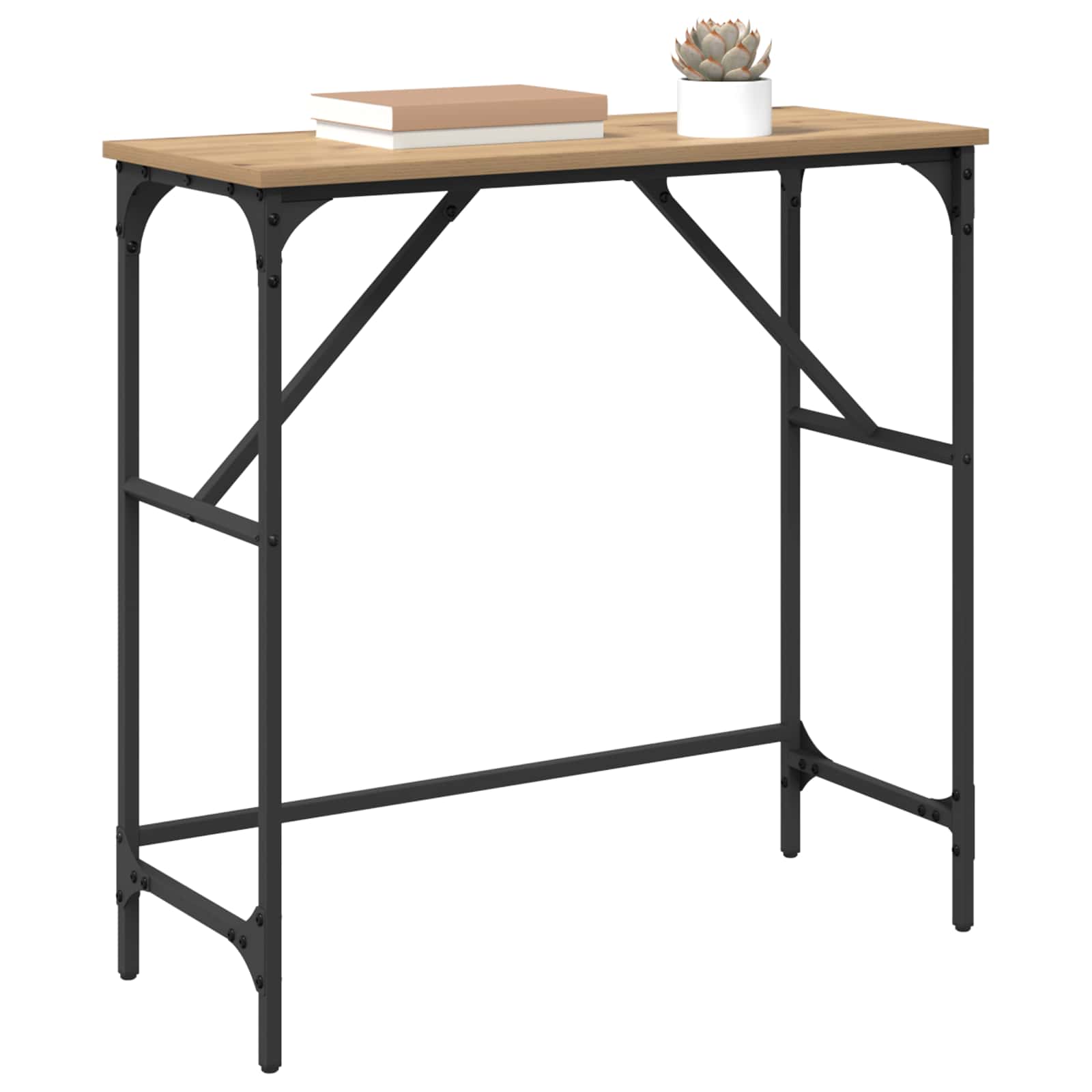 Τραπέζι κονσόλας Artisan Oak 75 x 32 x 75 εκ. - Pakobazaar