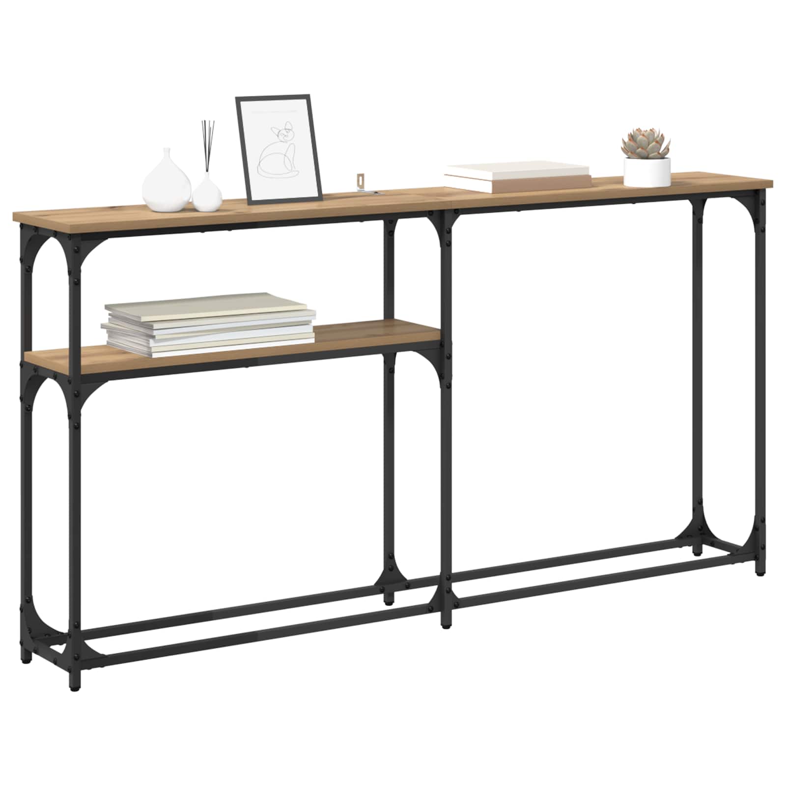 ΤραπέζιΚονσόλας Artisan Oak 145 x 22,5 x 75 εκ. - Pakobazaar