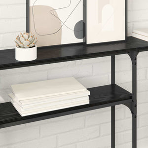 ΤραπέζιΚονσόλας Μαύρη Οξυά 146 x 22.5 x 75 εκ. - Pakobazaar