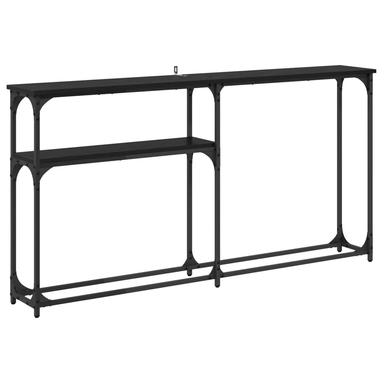 ΤραπέζιΚονσόλας Μαύρη Οξυά 146 x 22.5 x 75 εκ. - Pakobazaar
