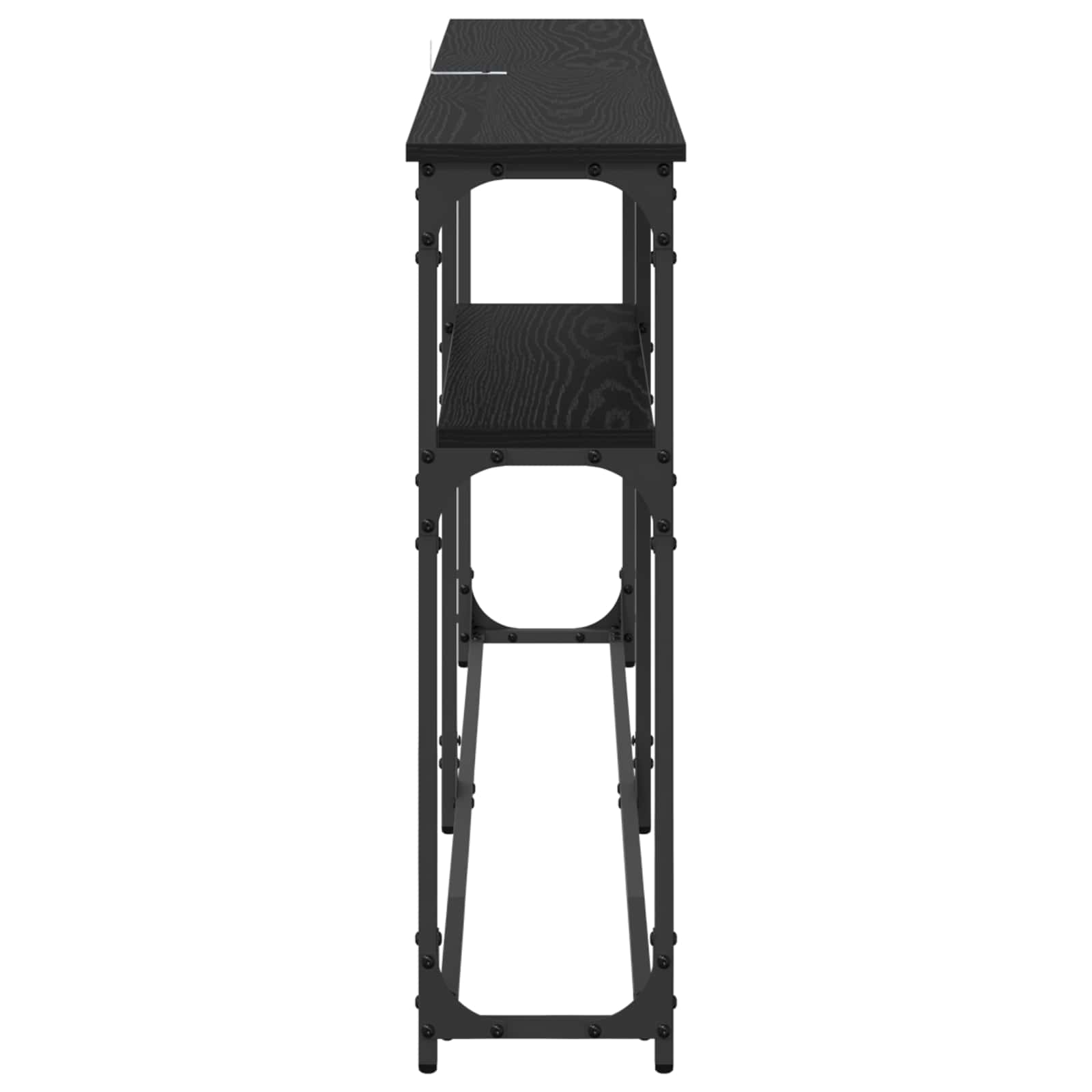 ΤραπέζιΚονσόλας Μαύρη Οξυά 146 x 22.5 x 75 εκ. - Pakobazaar