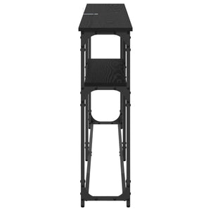 ΤραπέζιΚονσόλας Μαύρη Οξυά 146 x 22.5 x 75 εκ. - Pakobazaar