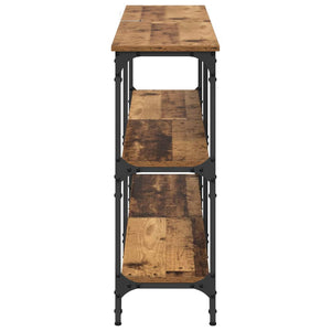 Τραπέζι κονσόλας Παλιό Ξύλο 150 x 29 x 75 εκ - Pakobazaar