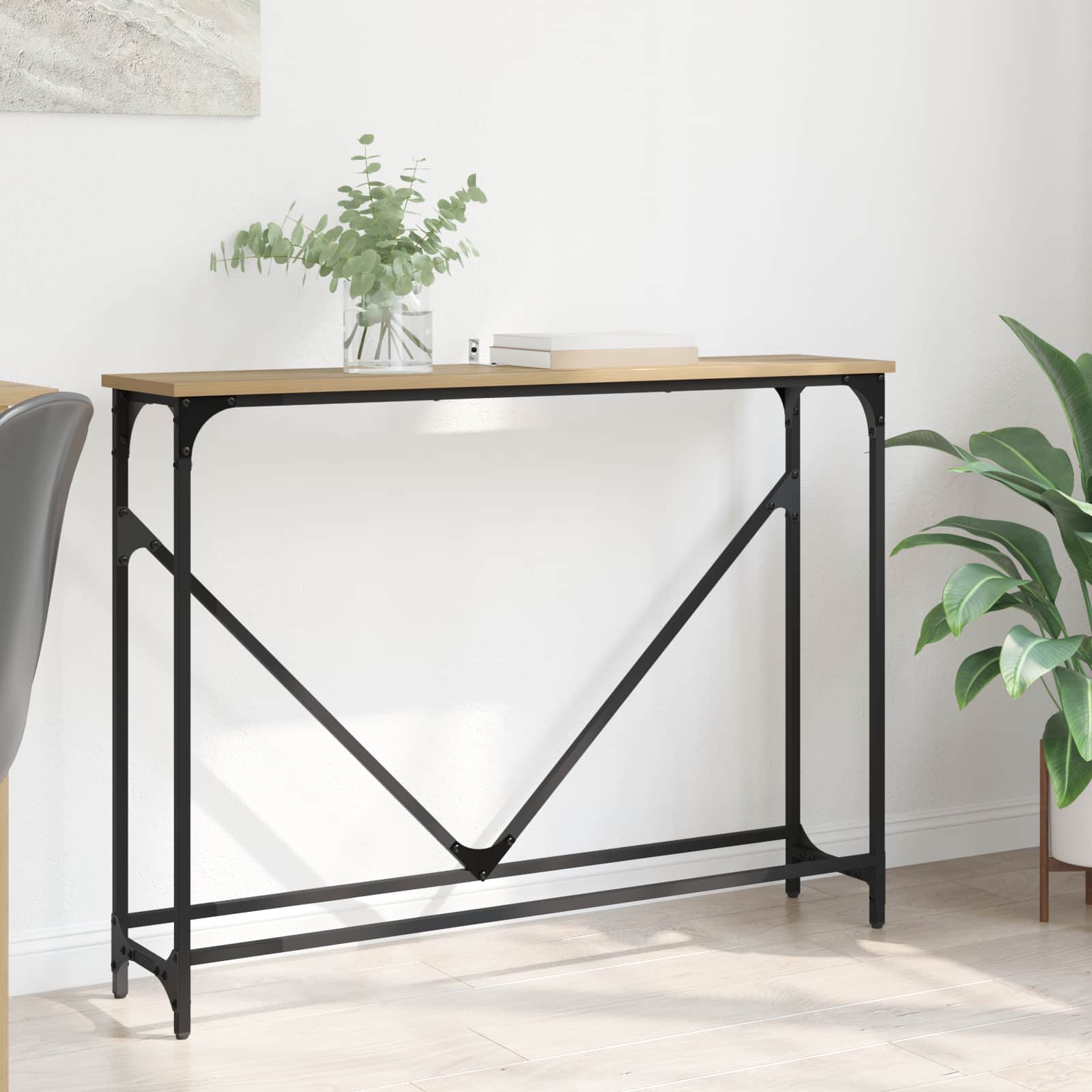 Τραπέζι κονσόλας Artisan Oak 102 x 23 x 75 εκ - Pakobazaar